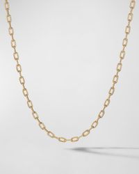 David Yurman - Dy Madison Three-ring Chain Necklace In 18k Gold, 20" - Lyst