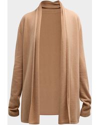 Neiman Marcus - Cashmere Basic Open Cardigan - Lyst
