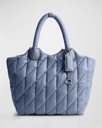 COACH - Iris Quilted Nylon Tote Bag - Lyst
