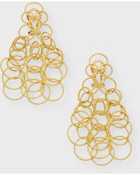 Buccellati - 18k Yellow Gold Hawaii Earrings - Lyst