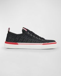 Christian Louboutin - Pedro Junior Cl Canvas Low-Top Sneakers - Lyst