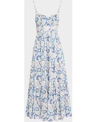 Ulla Johnson - Nadine Sweetheart Cami Midi Dress - Lyst