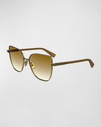 Lanvin - Concerto Metal Butterfly Sunglasses - Lyst