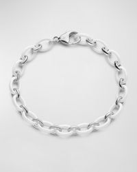 Monica Rich Kosann - Sterling Silver Audrey Link Bracelet With Alternating Ceramic Links - Lyst
