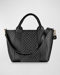 Gigi New York - Harper Woven Leather Tote Bag - Lyst