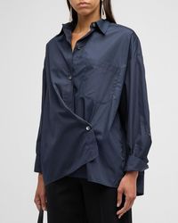 Twp - Earl Cotton Button-Front Shirt - Lyst