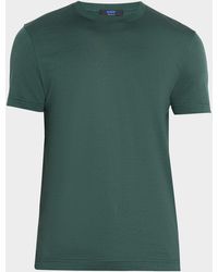Kiton - Solid Cotton Crewneck T-Shirt - Lyst