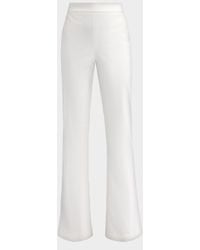 Jonathan Simkhai - Gia Cotton-Blend Kick-Flare Pants - Lyst