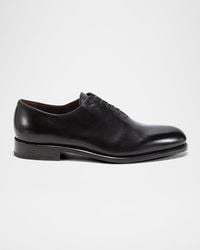 Ferragamo - Angiolo Lace-up Leather Dress Shoes - Lyst