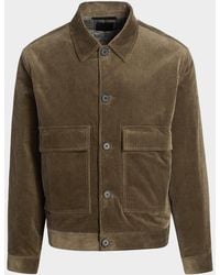 Theory - Apos;S Stretch Corduroy Trucker Jacket - Lyst