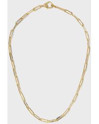 Margo Morrison - Filled Paper Clip Chain With Vermeil Diamond Clasp - Lyst