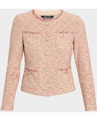 Misook - Heritage Ribbon Tweed Knit Jacket - Lyst