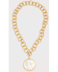 Nest - Starburst Mother-Of-Pearl Toggle Pendant Necklace - Lyst