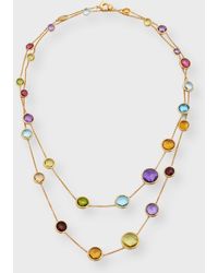 Marco Bicego - Jaipur Color Long Necklace With Mixed Stones, 36"l - Lyst
