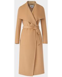 SOIA & KYO - Britta-U Wool Wrap Coat - Lyst