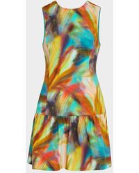 Marie Oliver - Marilyn Drop-Waist Mini Dress - Lyst