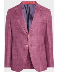 Isaia - Apos;S Textured Wool-Blend Blazer - Lyst