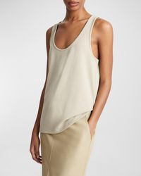 Vince - Relaxed Scoop-Neck Tank Top - Lyst