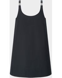 STAUD - Glade Buckle-Strap Mini Dress - Lyst