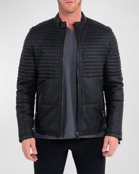 Maceoo - Apos;S Matte Leather Moto Jacket - Lyst