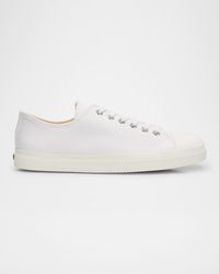 Moschino - Apos;S Edge Canvas Cap Toe Low-Top Sneakers - Lyst