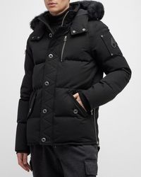 Moose Knuckles - 3Q Puffer Jacket Shearling Trim - Lyst