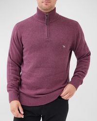 Rodd & Gunn - Merrick Bay Half-Zip Cotton Sweater - Lyst