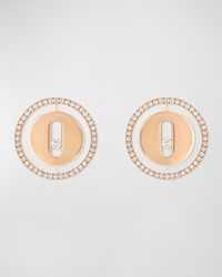 Messika - Lucky Move 18k Rose Gold Diamond Stud Earrings - Lyst