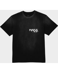 Purple - Apos;S Painted Wordmark Tee - Lyst
