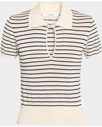 FRAME - The Keyhole Polo - Lyst