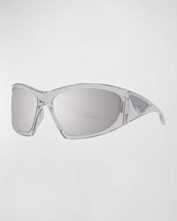 Givenchy - Giv Cut Acetate Wrap Sunglasses - Lyst