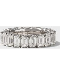 Picchiotti - Xpandable 18k White Gold Emerald-cut Diamond Ring, Size 6.25 - 9.50 - Lyst