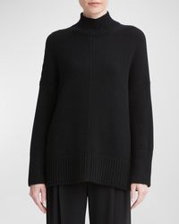 Vince - Wool-Cashmere Trapeze Turtleneck Sweater - Lyst