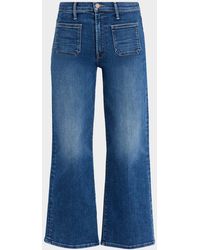 Mother - The Patch Pocket Mid-Rise Maven Ankle Jeans - Lyst