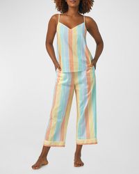 Bedhead - Striped Organic Cotton Poplin Pajama Set - Lyst