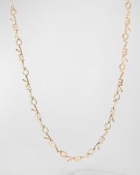 Lana Jewelry - 14K Laser Love Chain Necklace - Lyst