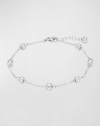 Miseno - Faro 18k White Gold Chain Link Bracelet With Diamonds - Lyst