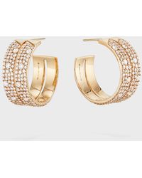 Lana Jewelry - 14K Mega Flawless Diamond Double Vanity Hoop Earrings - Lyst
