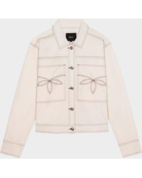 Rails - Briggs Top-Stitch Denim Jacket - Lyst