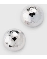 Nest - Hammered Dome Stud Earrings - Lyst