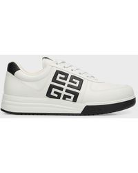 Givenchy - G4 Bicolor Leather Low-Top Sneakers - Lyst