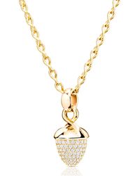 Tamara Comolli - Mikado Bouquet 18k Yellow Gold Pave Diamond Pendant - Lyst