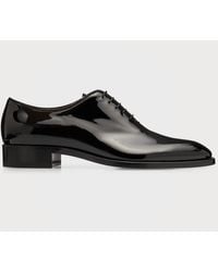 Christian Louboutin - Corteo Patent Leather Oxford Shoes - Lyst