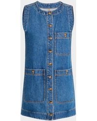 Veronica Beard - Oakley Denim Shift Dress - Lyst