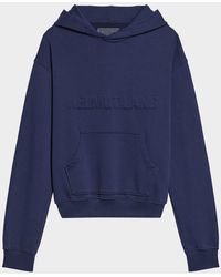 Helmut Lang - Embossed Studio Hoodie - Lyst