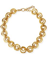 Gurhan - 24k Double-link Necklace W/ Diamond - Lyst