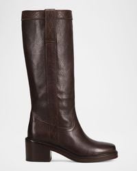 Frye - Kate Leather Pull-On Boots - Lyst