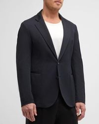 Emporio Armani - Rice Stitch Sport Coat - Lyst