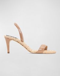Aera - Claudia Vegan Patent Slingback Sandals - Lyst