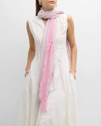 Bindya Accessories - Lace Cashmere & Silk Evening Wrap - Lyst
